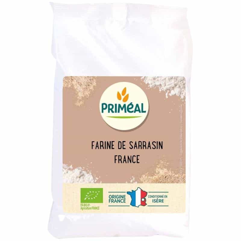 FARINE DE SARRASIN FRANCE 1KG Priméal  dans votre magasin bio en ligne Etiketbio.eu