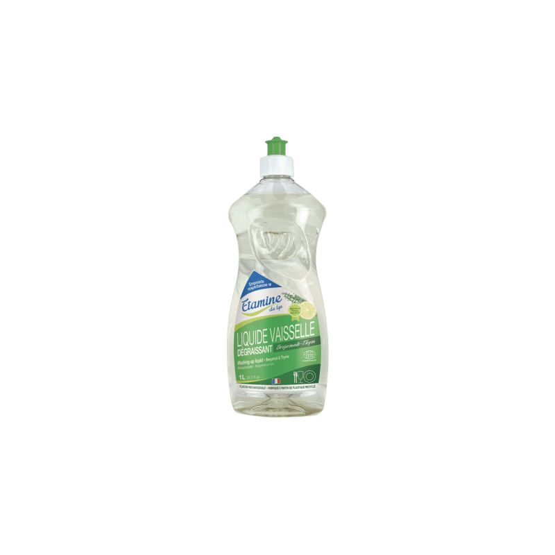 Liquide vaisselle ultra degraissant bergamote/thym l Etamine du Lys dans votre magasin bio en ligne Etiketbio.eu Liquide vaisselle ultra degraissant bergamote/thym l Etamine du Lys dans votre magasin bio en ligne Etiketbio.eu