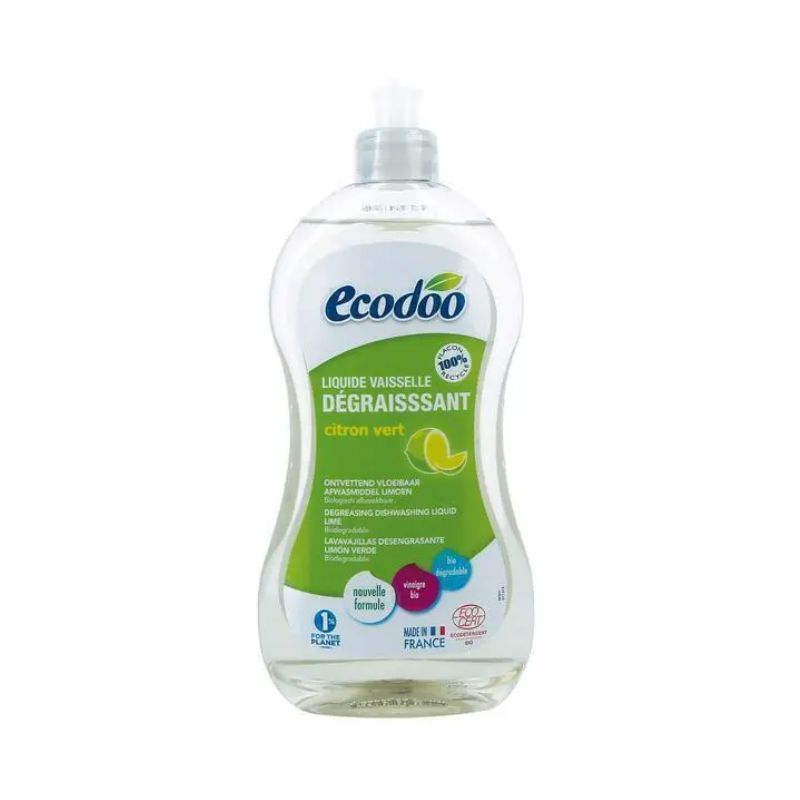 Liquide vaisselle degraissant citron vert 500ml Ecodoo  dans votre magasin bio en ligne Etiketbio.eu
