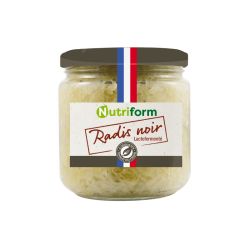 Radis noirs lacto fermentes 380g Nutriforme  dans votre magasin bio en ligne Etiketbio.eu