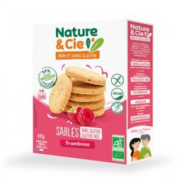 Sables framboise 135g Nature & Cie  dans votre magasin bio en ligne Etiketbio.eu