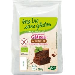 PREPARATION POUR GATEAU AU CHOCOLAT (300G) MA VIE SANS GLUTEN Ma Vie Sans Gluten  dans votre magasin bio en ligne Etiketbio.eu