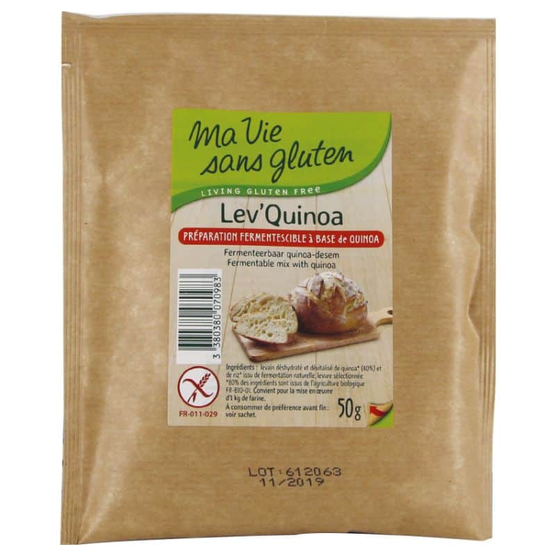 Lev’Quinoa Ma Vie Sans Gluten Ma Vie Sans Gluten  dans votre magasin bio en ligne Etiketbio.eu