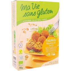 Falafels legumes et curry 150g Ma Vie Sans Gluten  dans votre magasin bio en ligne Etiketbio.eu