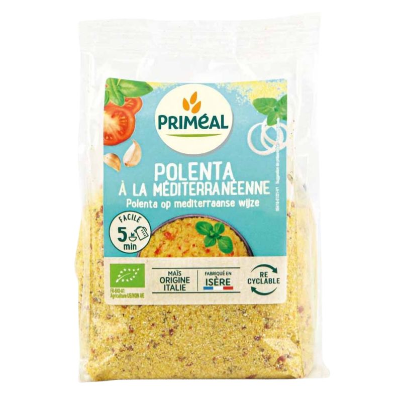 Polenta a la mediterraneenne 250g Priméal dans votre magasin bio en ligne Etiketbio.eu Polenta a la mediterraneenne 250g Priméal dans votre magasin bio en ligne Etiketbio.eu