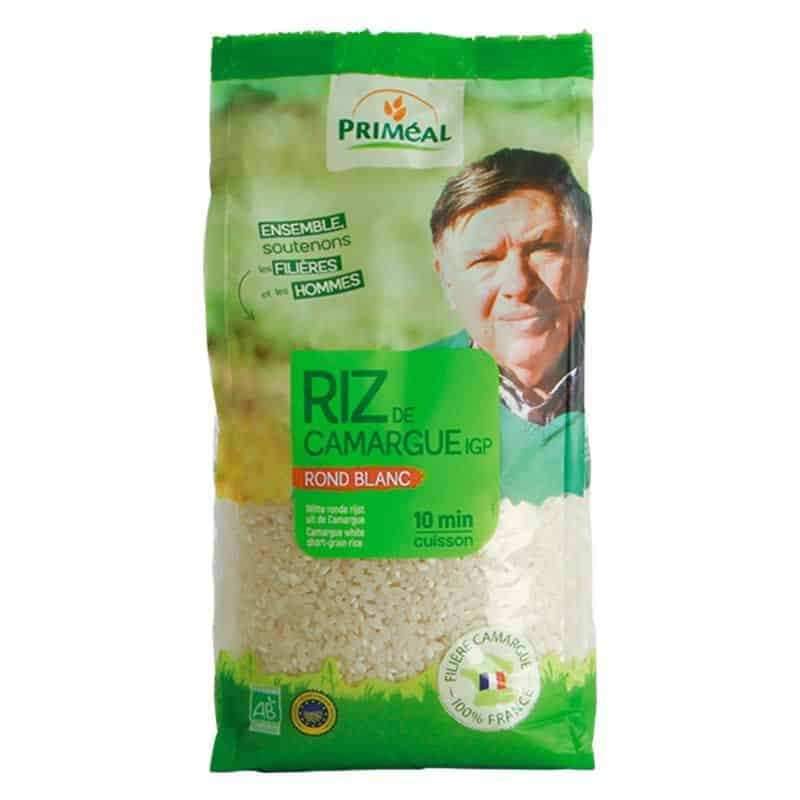 RIZ CACARGUE ROND BLANC (1KG) PRIMEAL Priméal  dans votre magasin bio en ligne Etiketbio.eu