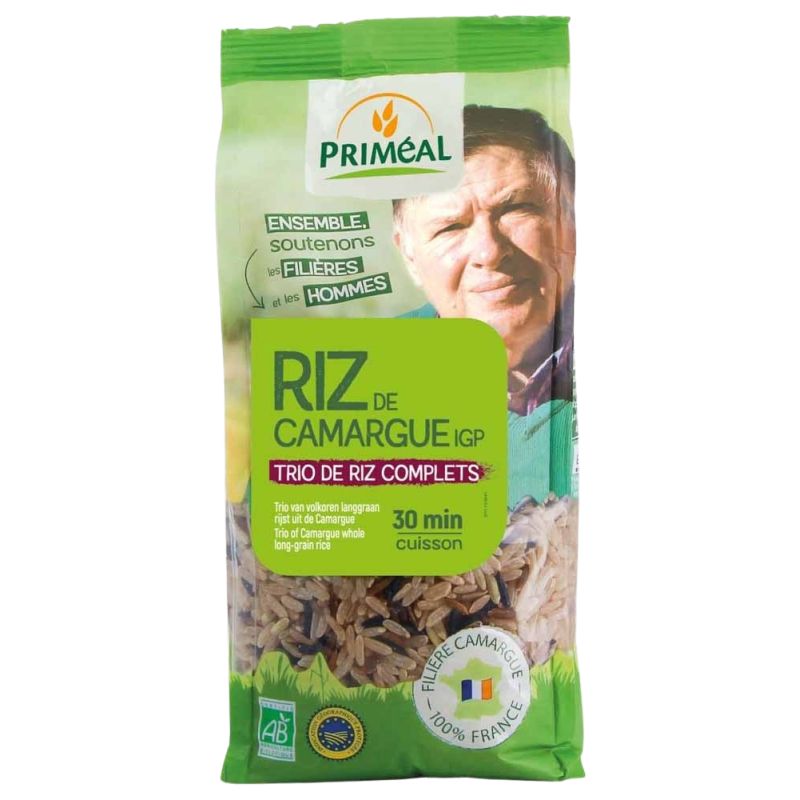 TRIO DE RIZ DE CAMARGUE IGP 500G | PRIMEAL | Acheter sur EtiketBio.eu