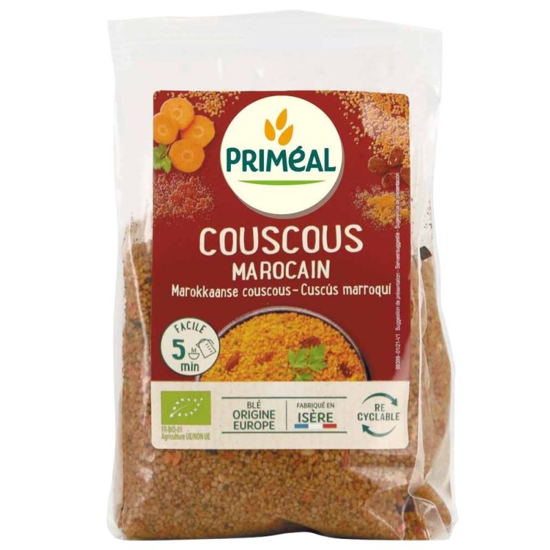 COUSCOUS MAROCAIN 300G PRIMEAL dans votre magasin bio en ligne Etiketbio.eu COUSCOUS MAROCAIN 300G PRIMEAL dans votre magasin bio en ligne Etiketbio.eu