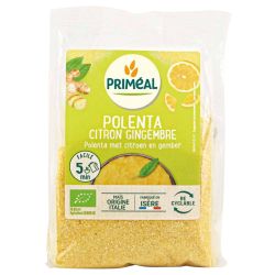 Polenta citron gingembre 250g Priméal  dans votre magasin bio en ligne Etiketbio.eu