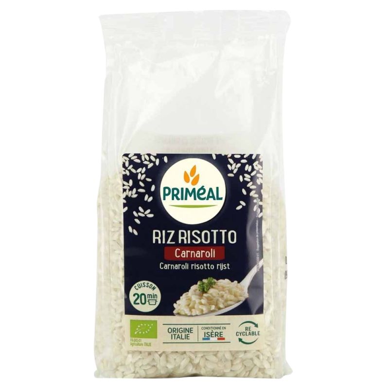 Riz carnaroli blanc 500g Priméal  dans votre magasin bio en ligne Etiketbio.eu