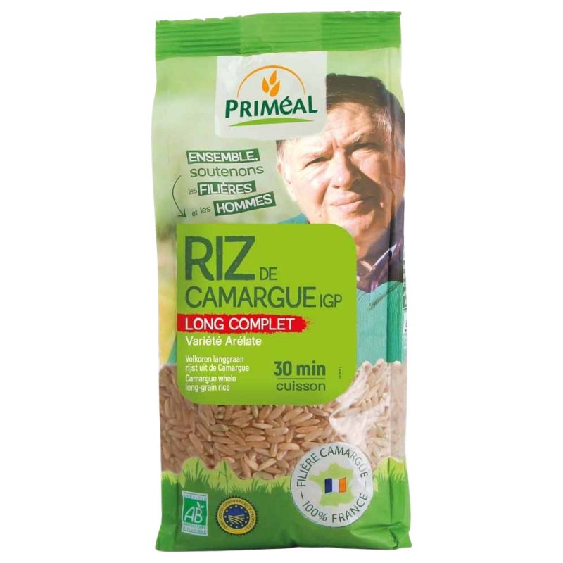 Riz de camargue long complet igp 500g Priméal dans votre magasin bio en ligne Etiketbio.eu Riz de camargue long complet igp 500g Priméal dans votre magasin bio en ligne Etiketbio.eu