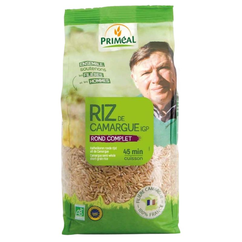 Riz de camargue rond complet igp 1kg Priméal  dans votre magasin bio en ligne Etiketbio.eu