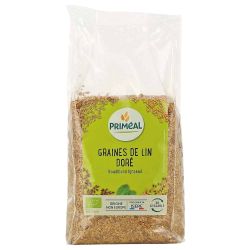 Graines de lin dore 500g Priméal  dans votre magasin bio en ligne Etiketbio.eu
