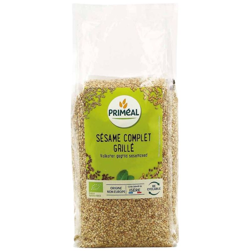 Sesame complet grille 500g Priméal dans votre magasin bio en ligne Etiketbio.eu Sesame complet grille 500g Priméal dans votre magasin bio en ligne Etiketbio.eu