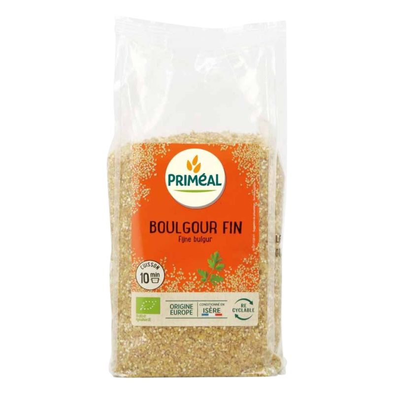 Boulgour fin 500g Priméal dans votre magasin bio en ligne Etiketbio.eu Boulgour fin 500g Priméal dans votre magasin bio en ligne Etiketbio.eu