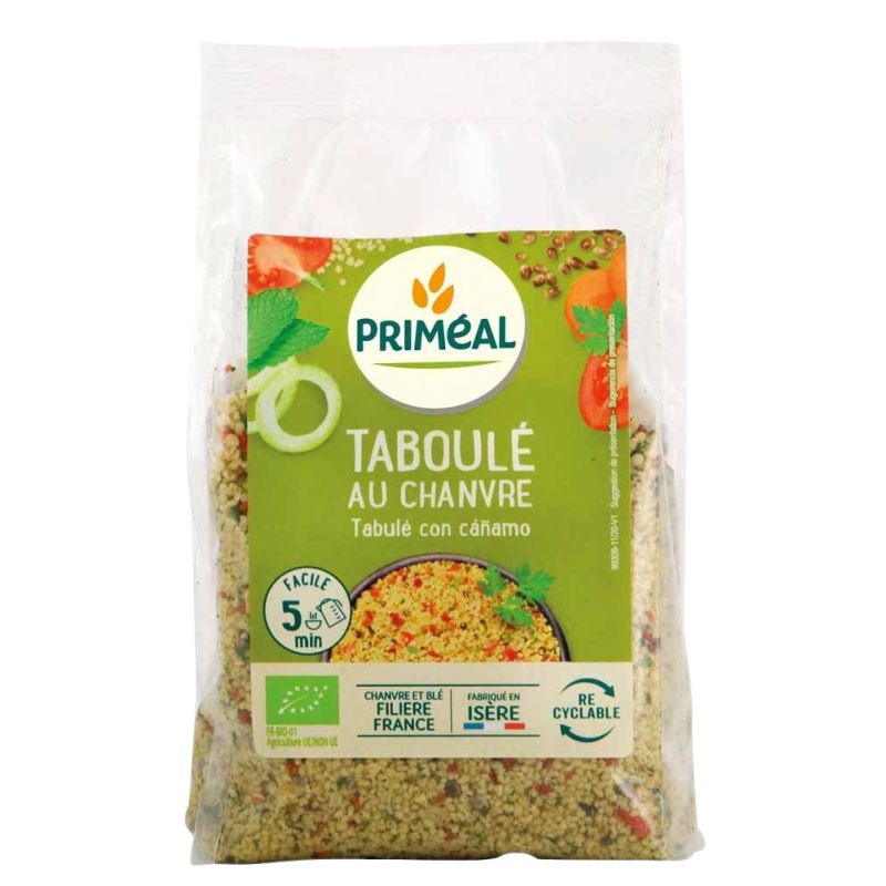 Taboule au chanvre 300g Priméal dans votre magasin bio en ligne Etiketbio.eu Taboule au chanvre 300g Priméal dans votre magasin bio en ligne Etiketbio.eu