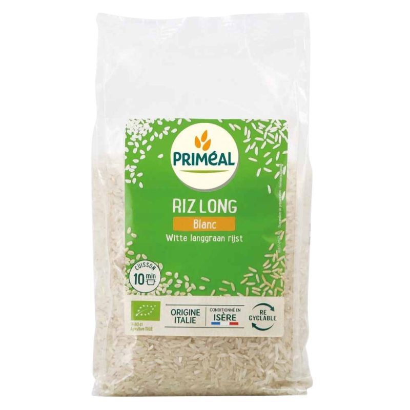 RIZ LONG BLANC 1KG | PRIMEAL | Acheter sur EtiketBio.eu