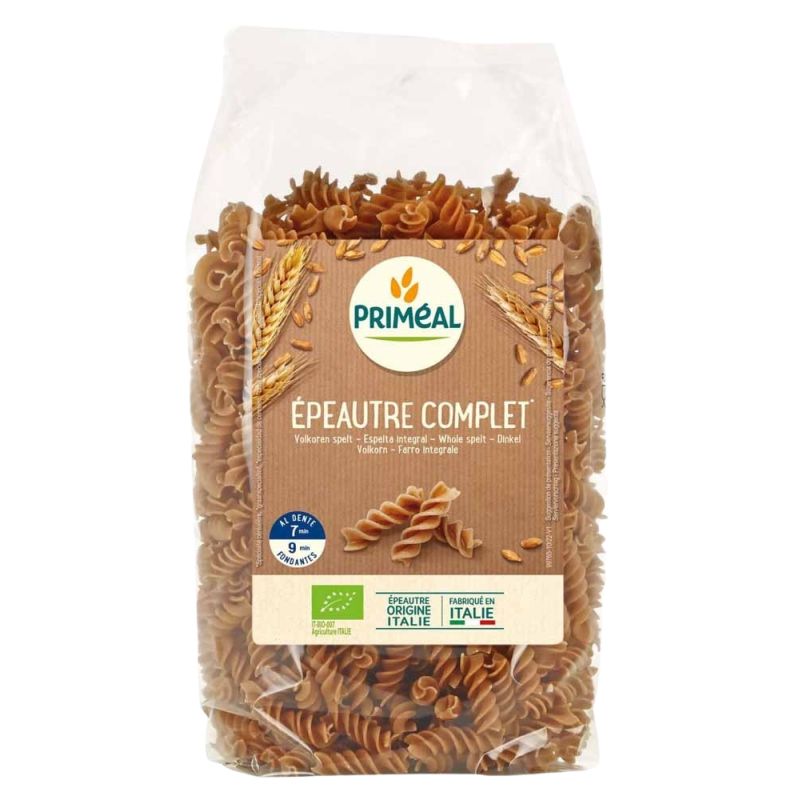 Spirales epeautre complet 500g Priméal dans votre magasin bio en ligne Etiketbio.eu Spirales epeautre complet 500g Priméal dans votre magasin bio en ligne Etiketbio.eu