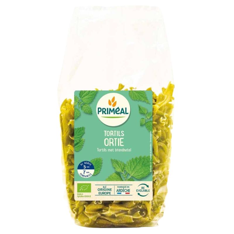 TORTILS AUX ORTIES 250G PRIMEAL  dans votre magasin bio en ligne Etiketbio.eu