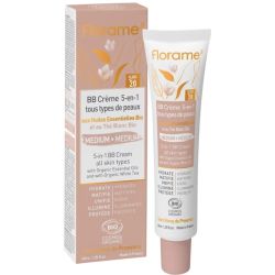 BB CREME MEDIUM 5-EN-1 40ML FLORAME  dans votre magasin bio en ligne Etiketbio.eu