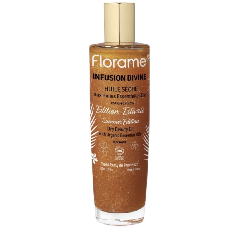 INFUSION DIVINE HUILE SECHE ESTIVALE 100ML Florame  dans votre magasin bio en ligne Etiketbio.eu