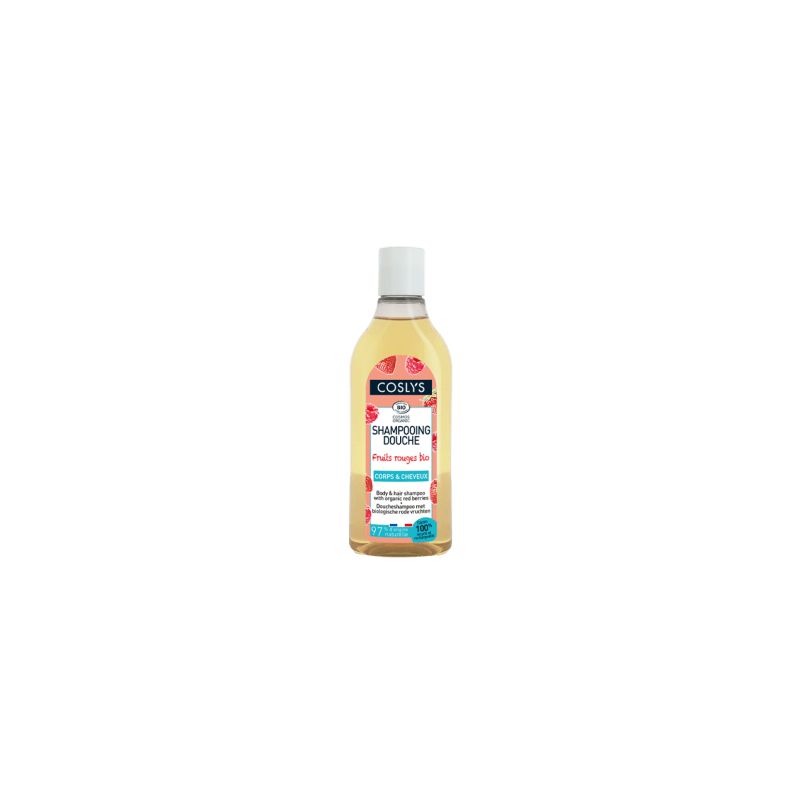 SHAMPOOING DOUCHE FRUITS ROUGES 250ML COSLYS dans votre magasin bio en ligne Etiketbio.eu SHAMPOOING DOUCHE FRUITS ROUGES 250ML COSLYS dans votre magasin bio en ligne Etiketbio.eu