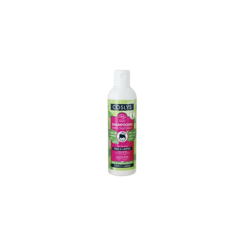 SHAMPOOING PREVENTIF POUX & LENTES 230ML Coslys  dans votre magasin bio en ligne Etiketbio.eu