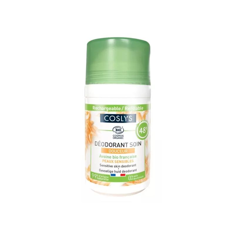 DEODORANT SOIN DOUCEUR RECHARGEABLE 50ML | COSLYS | Acheter sur Eti...