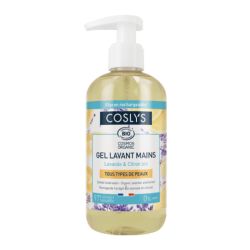 GEL LAVANT MAINS LAVANDE CITRON BIO 300ML COSLYS  dans votre magasin bio en ligne Etiketbio.eu