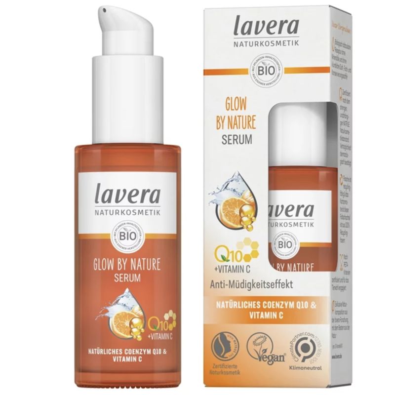 Serum q10 vitamine c glow by nature 30ml Lavera  dans votre magasin bio en ligne Etiketbio.eu