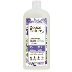 SHAMPOOING DOUCHE LAVANDE ECO 1L DOUCE NATURE dans votre magasin bio en ligne Etiketbio.eu