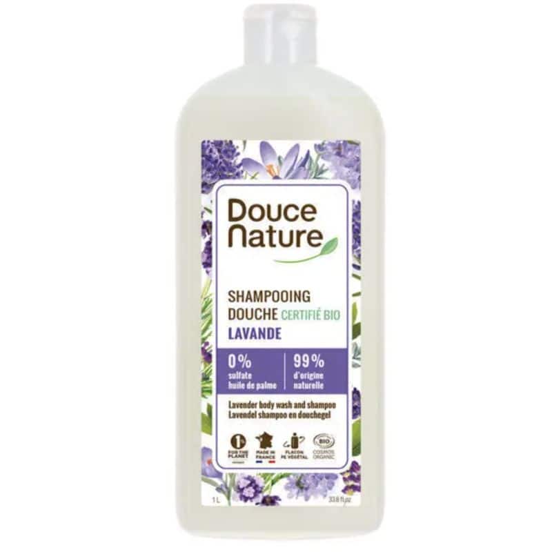 SHAMPOOING DOUCHE LAVANDE ECO 1L Douce Nature  dans votre magasin bio en ligne Etiketbio.eu