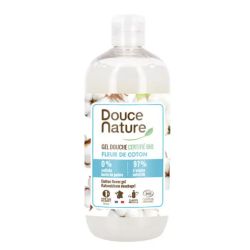 Gel douche fleur de coton 500ml Douce Nature  dans votre magasin bio en ligne Etiketbio.eu