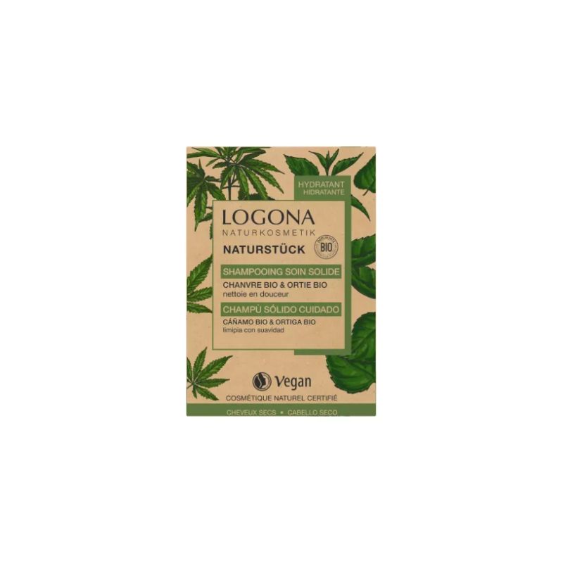 SHAMPOOING SOIN SOLIDE CHANVRE ORTIE BIO 60GR LOGONA dans votre magasin bio en ligne Etiketbio.eu SHAMPOOING SOIN SOLIDE CHANVRE ORTIE BIO 60GR LOGONA dans votre magasin bio en ligne Etiketbio.eu