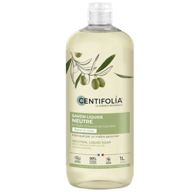 Savon liquide neutre 1l Centifolia dans votre magasin bio en ligne Etiketbio.eu Savon liquide neutre 1l Centifolia dans votre magasin bio en ligne Etiketbio.eu
