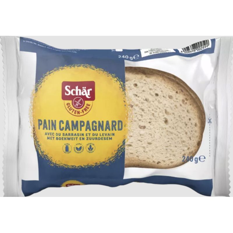 PAIN CAMPAGNARD 240G | SCHAR | Acheter sur EtiketBio.eu