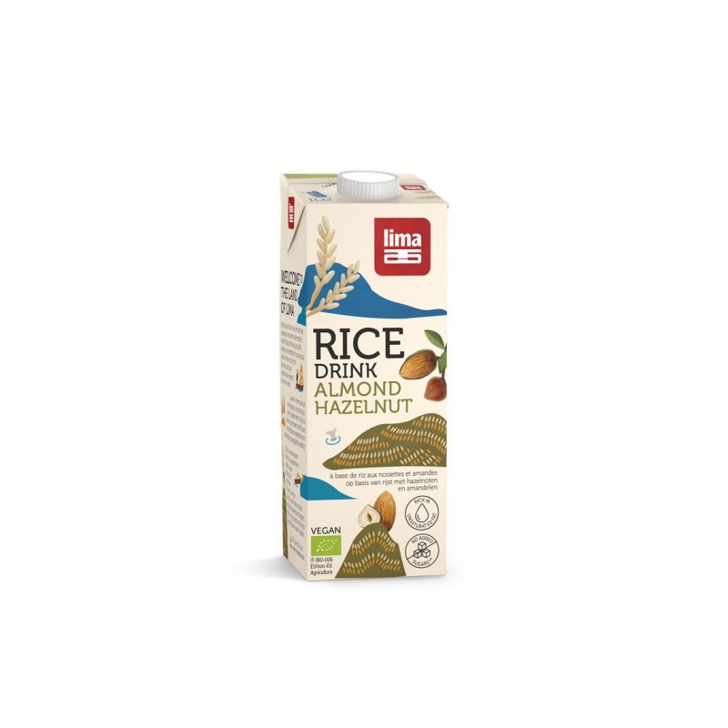 Rice drink noisette amande 1l Lima dans votre magasin bio en ligne Etiketbio.eu Rice drink noisette amande 1l Lima dans votre magasin bio en ligne Etiketbio.eu