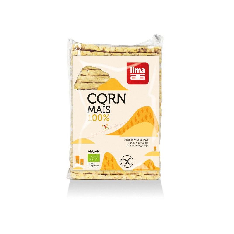 Galettes 100% mais 140g Lima  dans votre magasin bio en ligne Etiketbio.eu Galettes 100% mais 140g Lima  dans votre magasin bio en ligne Etiketbio.eu