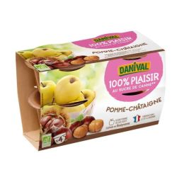 Dessert pomme chataigne 4x100g Danival  dans votre magasin bio en ligne Etiketbio.eu