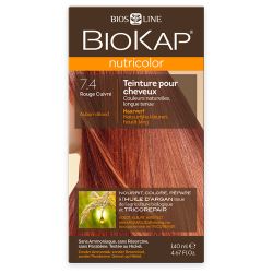 NUTRICOLOR 7.4 ROUGE CUIVRE 140ML | BIOKAP | Acheter sur EtiketBio.eu