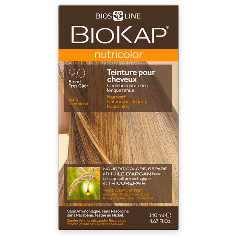 Nutricolor 9.0 blond tres clair 140ml Biokap dans votre magasin bio en ligne Etiketbio.eu Nutricolor 9.0 blond tres clair 140ml Biokap dans votre magasin bio en ligne Etiketbio.eu