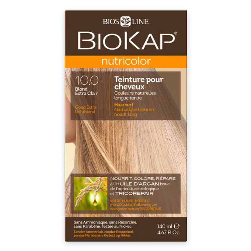 Nutricolor 10.0 extra clair 140ml Biokap  dans votre magasin bio en ligne Etiketbio.eu