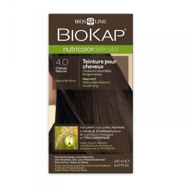 Delicato 4.0 chatain naturel 140ml Biokap  dans votre magasin bio en ligne Etiketbio.eu