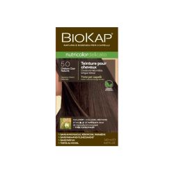 Delicato 5.0 chatain clair naturel 140ml Biokap  dans votre magasin bio en ligne Etiketbio.eu