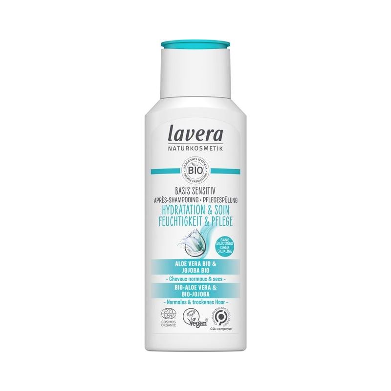 Apres shampooing hydratant basis sens 200ml Lavera  dans votre magasin bio en ligne Etiketbio.eu