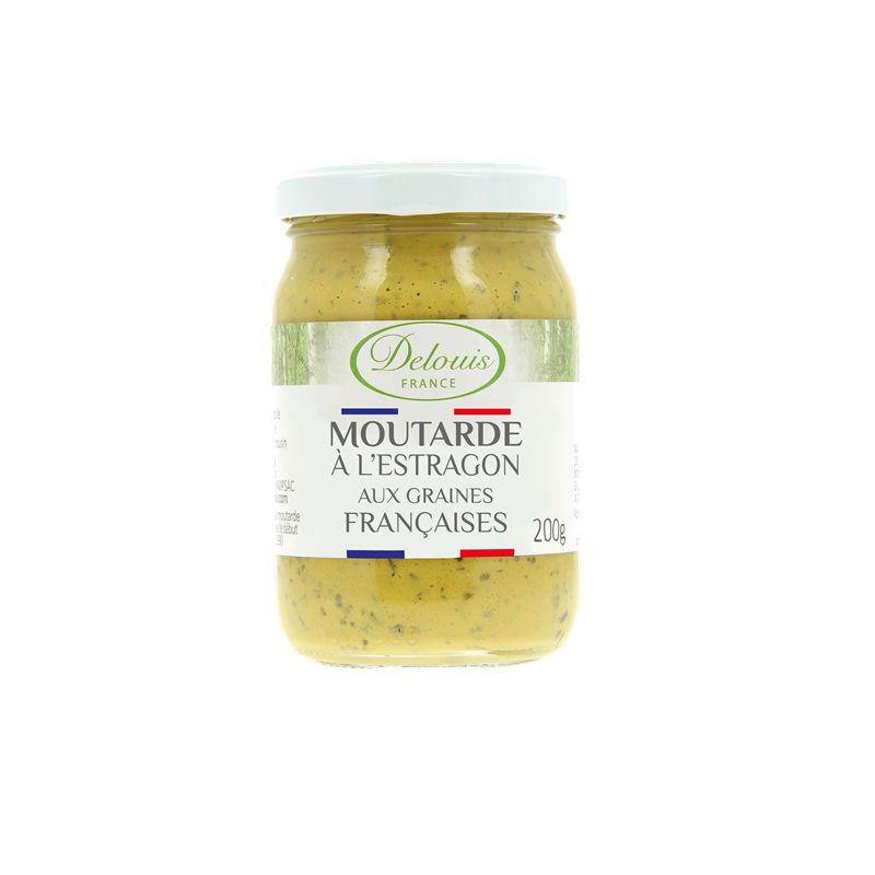Moutarde estragon 200g Delouis dans votre magasin bio en ligne Etiketbio.eu Moutarde estragon 200g Delouis dans votre magasin bio en ligne Etiketbio.eu