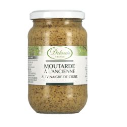 Moutarde entiere vinaigre 350g Delouis dans votre magasin bio en ligne Etiketbio.eu