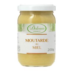 MOUTARDE AU MIEL 200G | DELOUIS | Acheter sur EtiketBio.eu