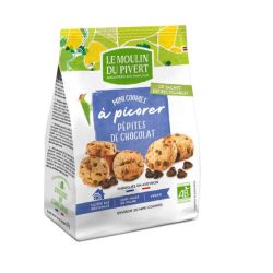 Mini cookies pepites chocolat 170gr Moulin du Pivert  dans votre magasin bio en ligne Etiketbio.eu