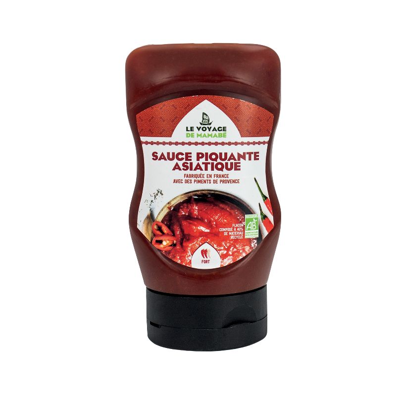 Sauce piquante asiatique 335gr Voyage de Mamabe  dans votre magasin bio en ligne Etiketbio.eu